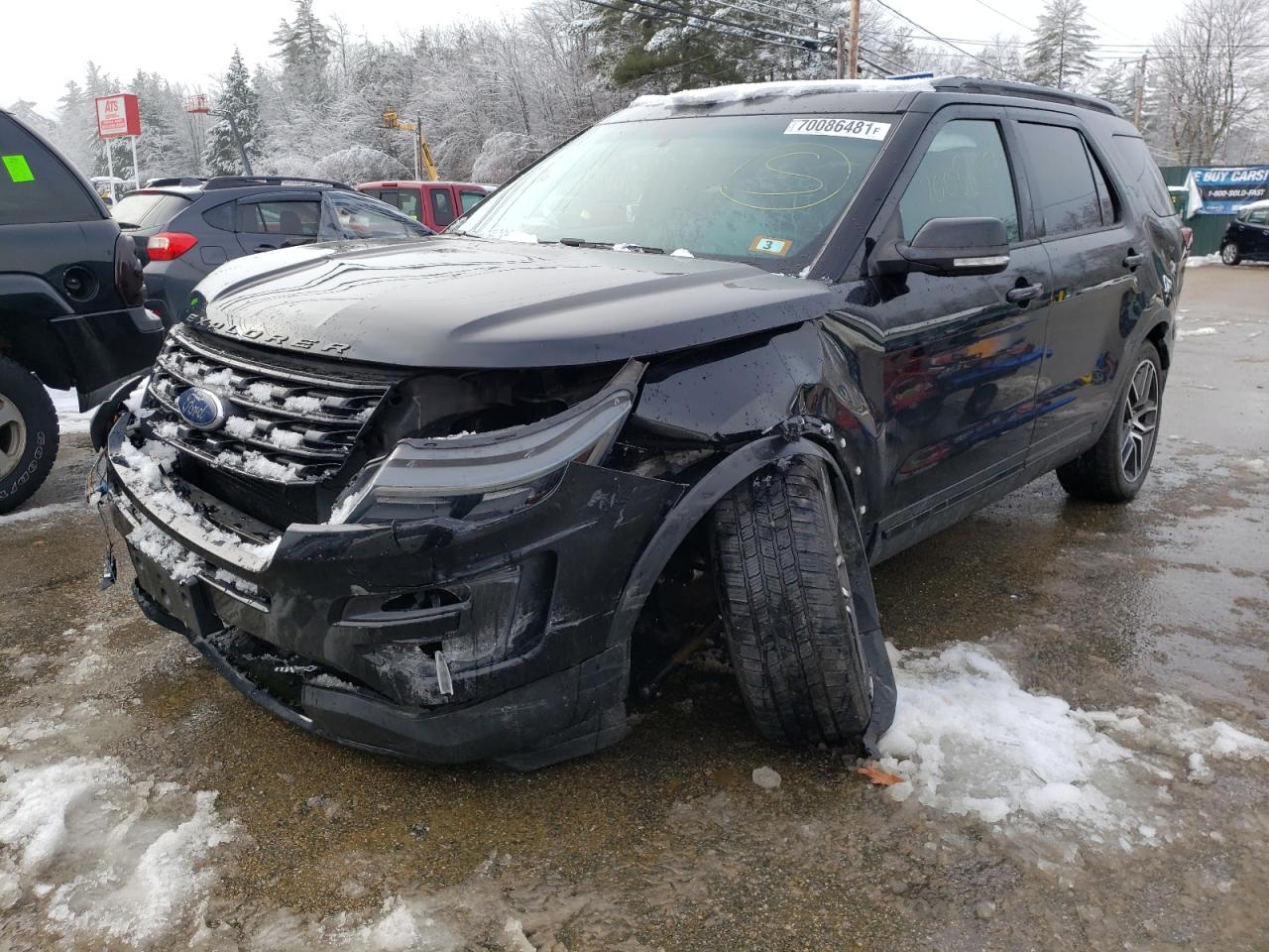 Photo 2 from auction – 2016 FORD EXPLORER S with VIN 1FM5K8GT3GGA59698