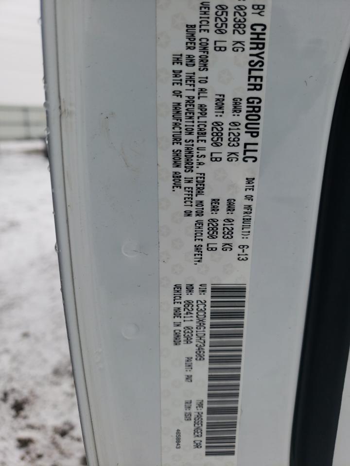 Photo 10 from auction – 2013 DODGE CHARGER PO with VIN 2C3CDXAG1DH734609
