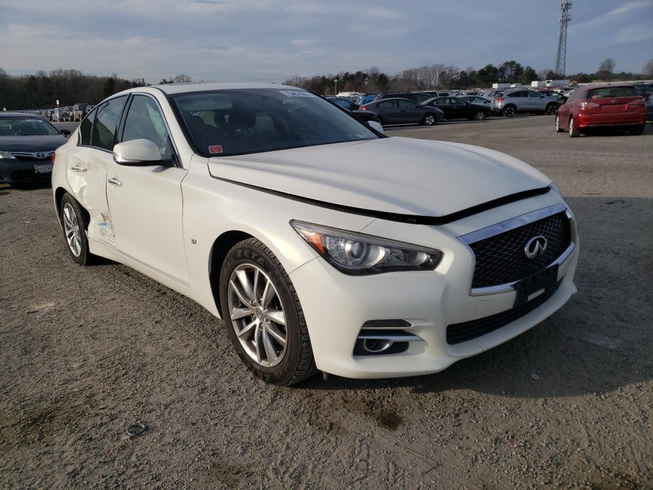 INFINITI Q50 BASE 2015 with VIN JN1BV7AR7FM413411 - Photo from auction