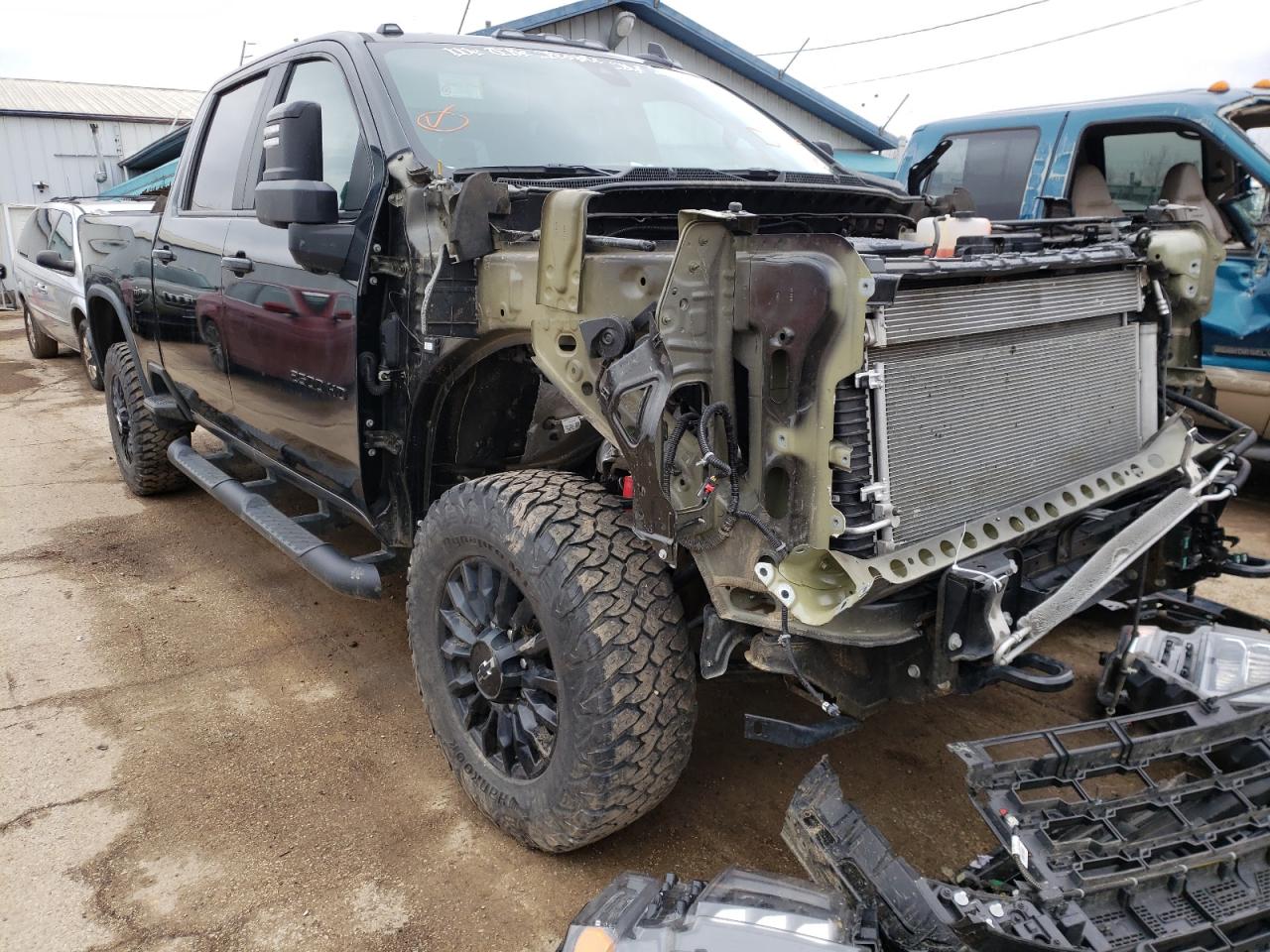 CHEVROLET SILVERADO 2021 with VIN 1GC4YPE73MF247198 - Photo from auction