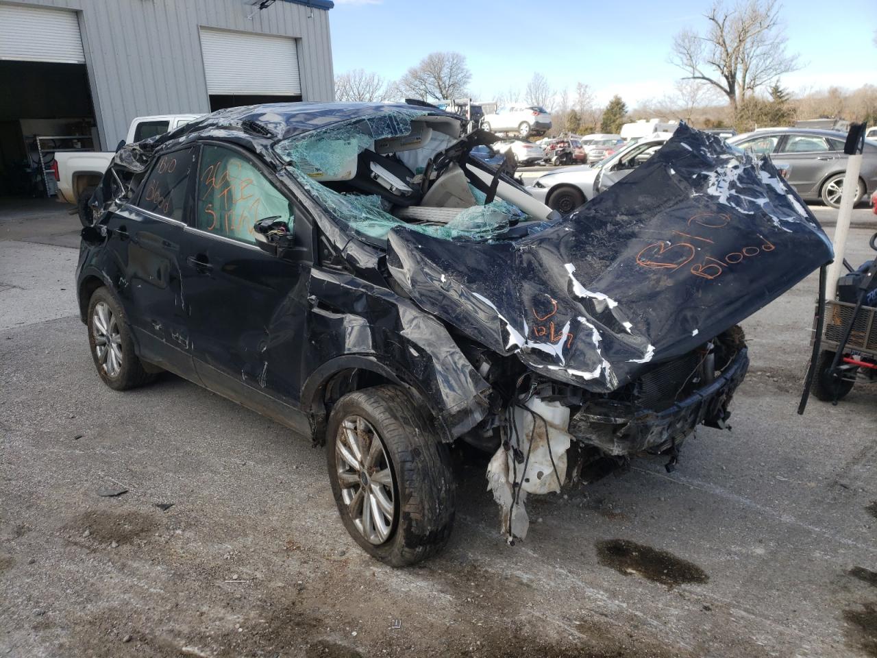 FORD ESCAPE TIT 2018 with VIN 1FMCU0J91JUB48324 - Photo from auction