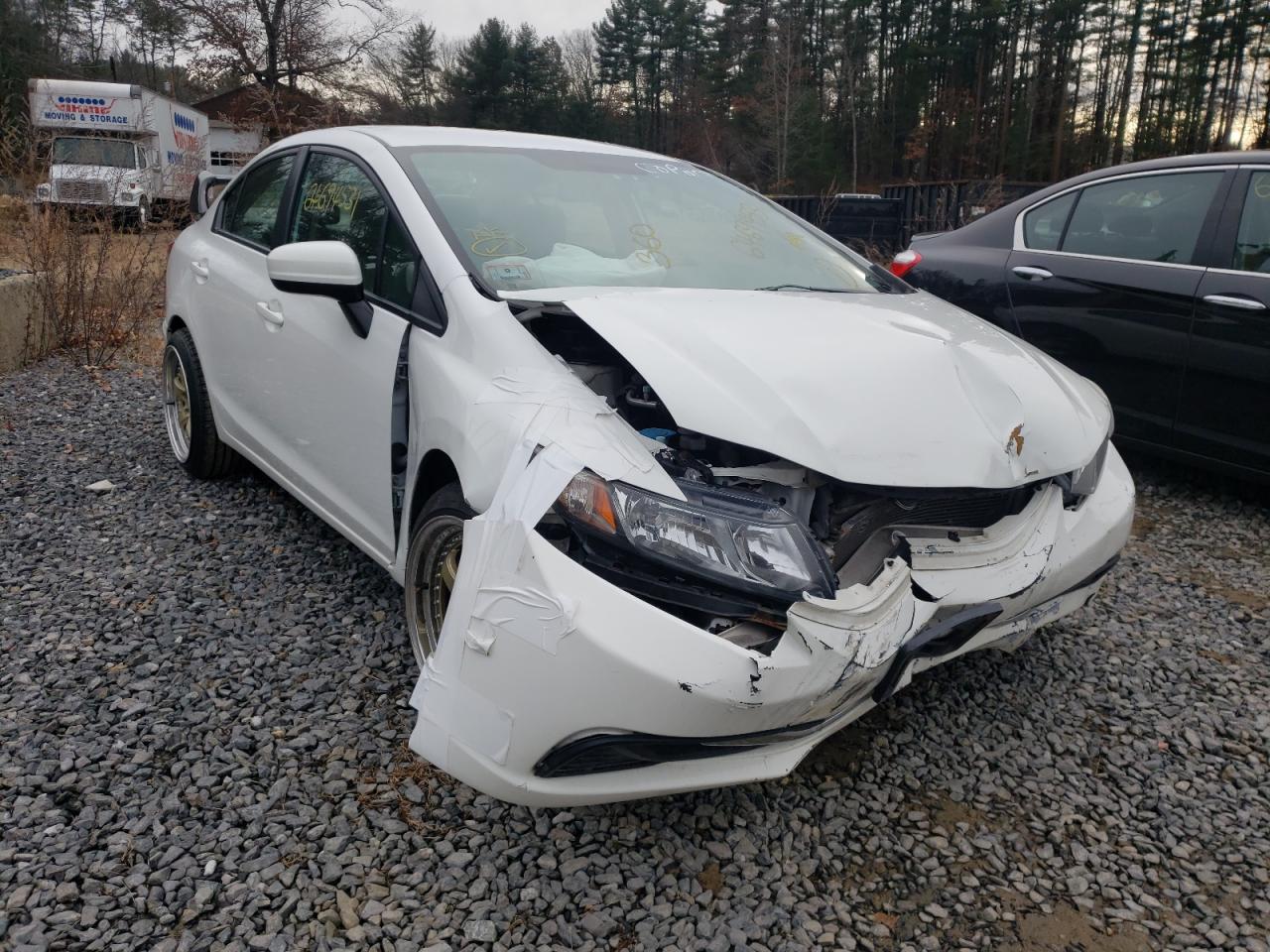 HONDA CIVIC LX 2015 with VIN 19XFB2F5XFE221947 - Photo from auction