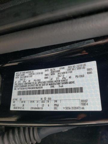 Photo 10 from auction – 2016 FORD F150 SUPER with VIN 1FTEW1CP6GKE92535