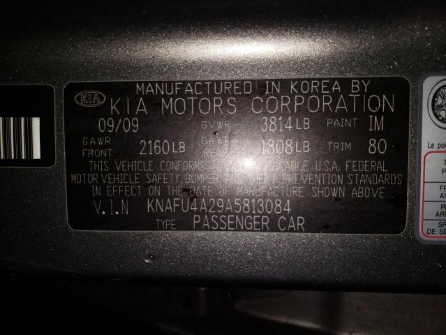 Photo 10 from auction – 2010 KIA FORTE EX with VIN KNAFU4A29A5813084