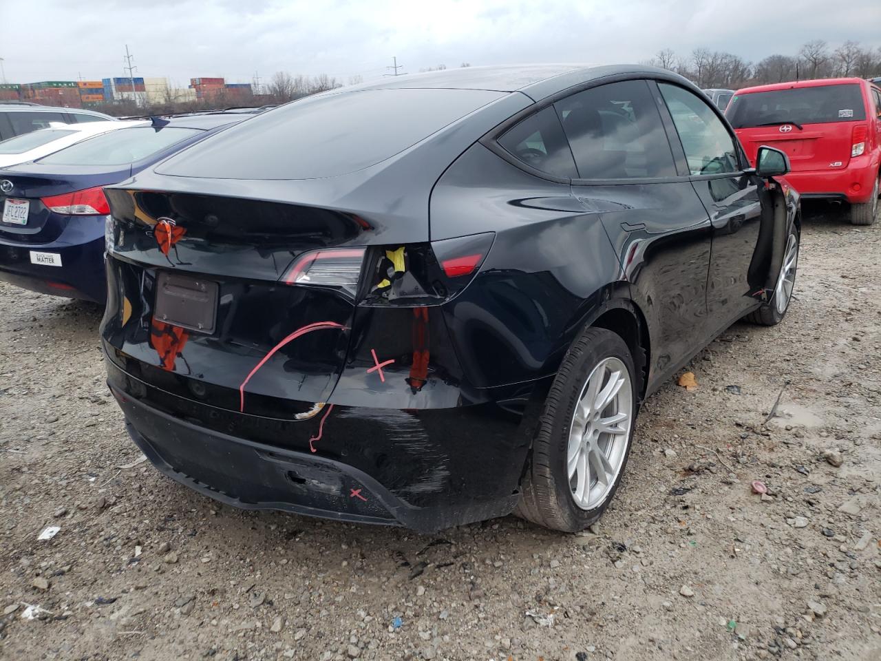 Photo 4 from auction – 2021 TESLA MODEL Y with VIN 5YJYGDED8MF107371