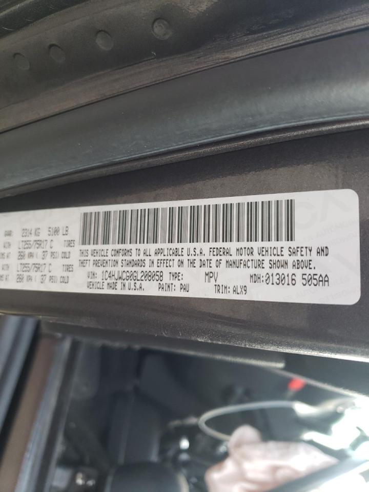 Photo 10 from auction – 2016 JEEP WRANGLER R with VIN 1C4HJWCG0GL208058