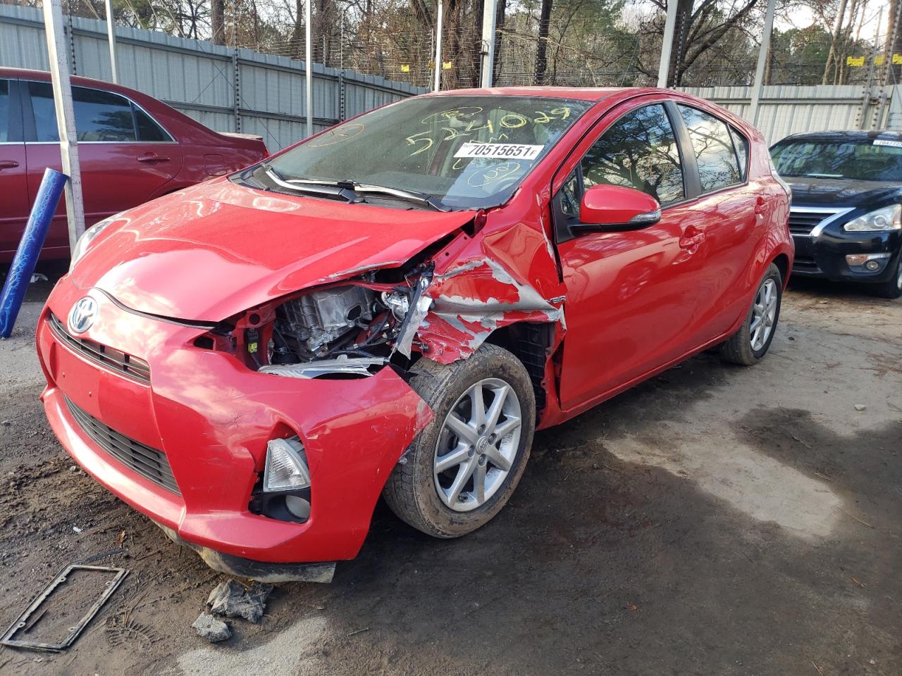 Photo 2 from auction – 2012 TOYOTA PRIUS C with VIN JTDKDTB36C1524029