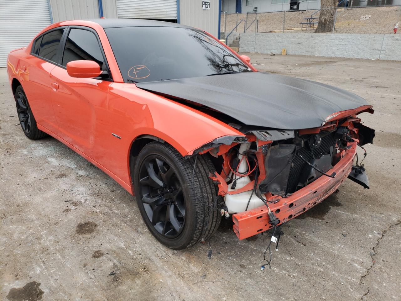 DODGE CHARGER R/ 2018 with VIN 2C3CDXCT4JH247541 - Photo from auction