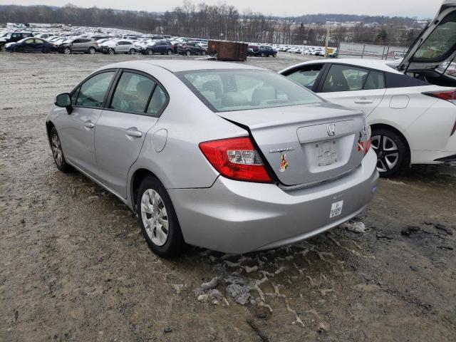 Photo 3 from auction – 2012 HONDA CIVIC LX with VIN 19XFB2F55CE355860