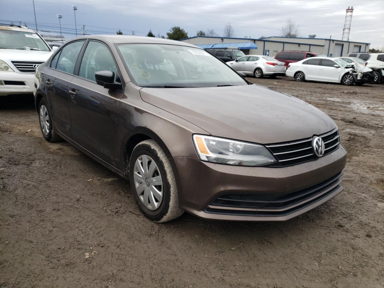 Photo 1 from auction – 2015 VOLKSWAGEN JETTA BASE with VIN 3VW2K7AJ9FM420605