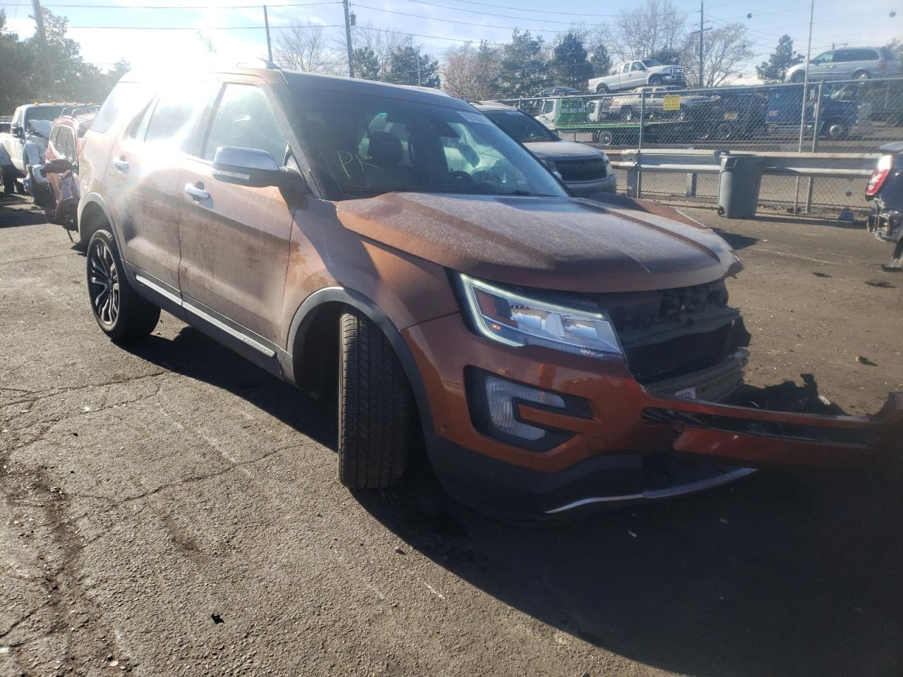 FORD EXPLORER P 2017 with VIN 1FM5K8HT9HGA21358 - Photo from auction