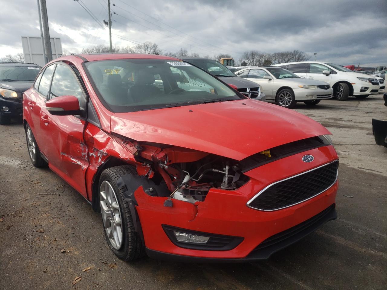 FORD FOCUS SE 2015 with VIN 1FADP3F21FL244597 - Photo from auction