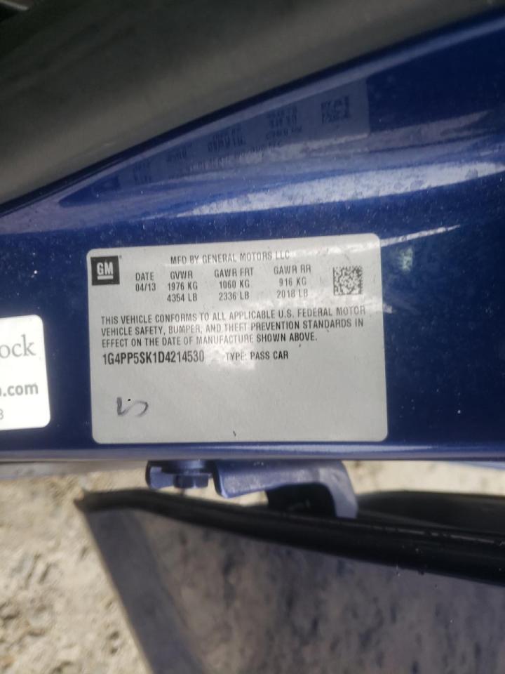 Photo 10 from auction – 2013 BUICK VERANO with VIN 1G4PP5SK1D4214530