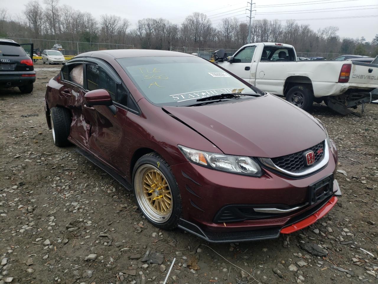 Photo 1 from auction – 2015 HONDA CIVIC LX with VIN 2HGFB2F51FH520264