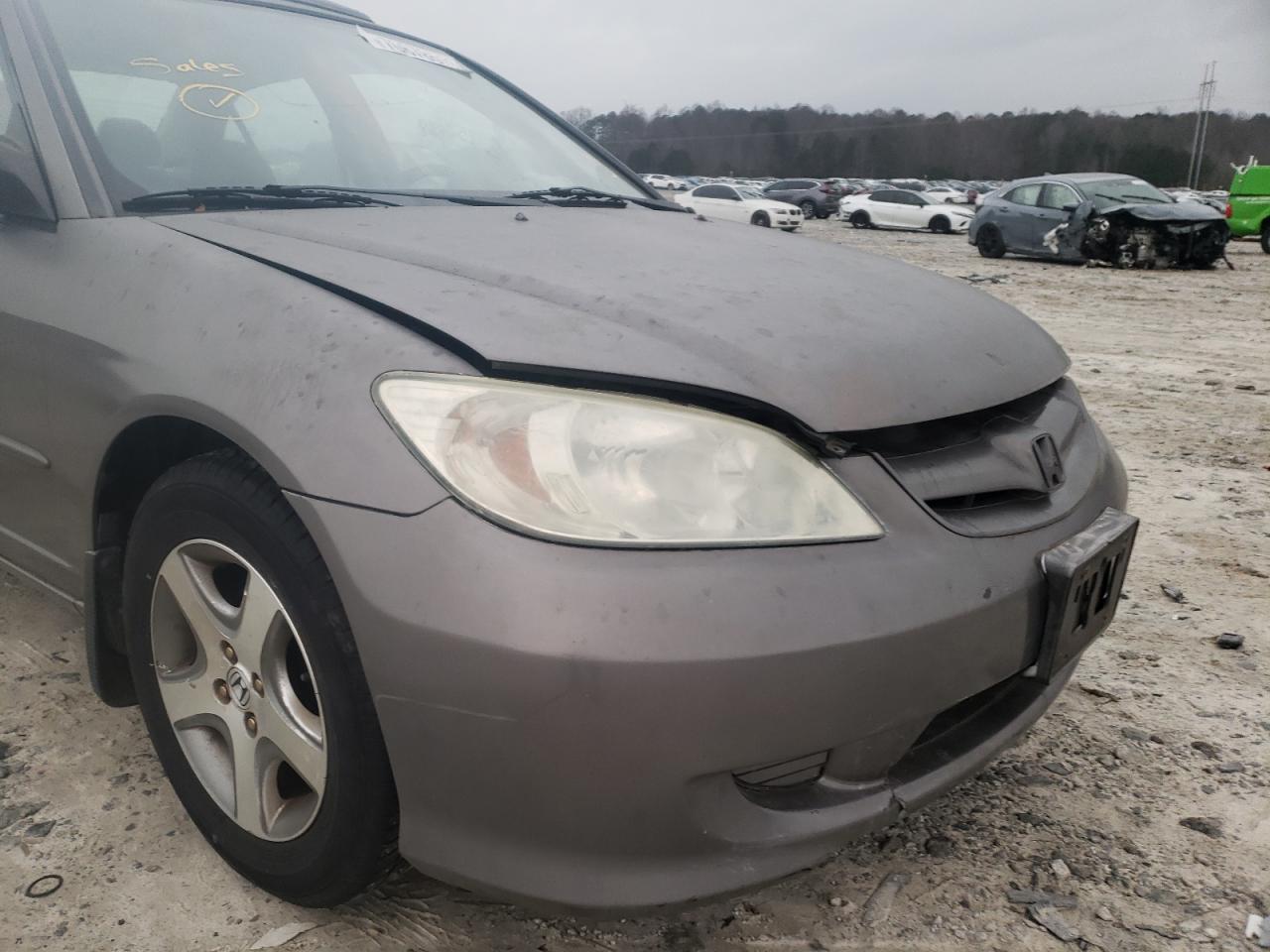 Photo 9 from auction – 2004 HONDA CIVIC EX with VIN 2HGES26784H591407