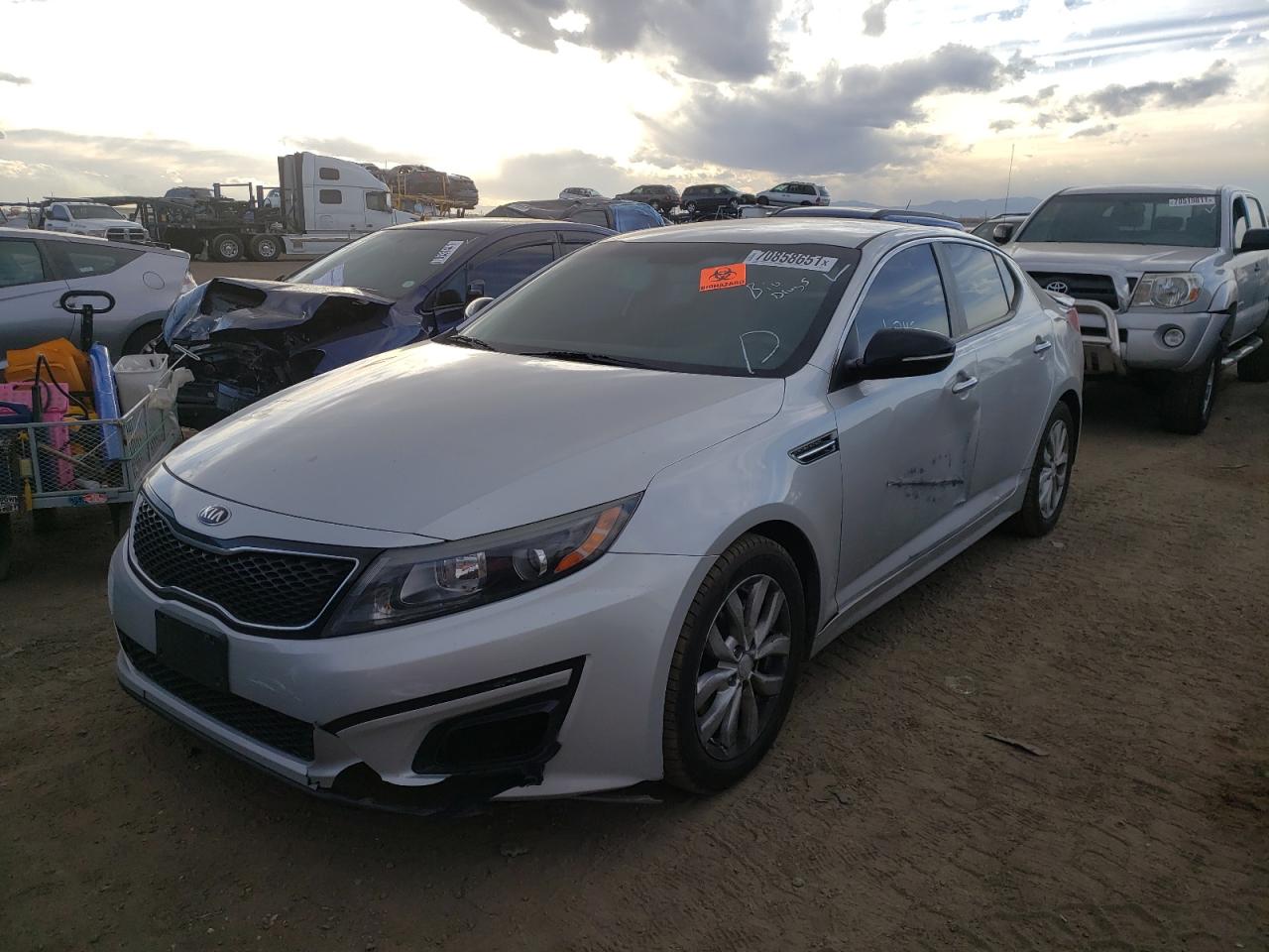 Photo 2 from auction – 2014 KIA OPTIMA LX with VIN 5XXGM4A77EG350625