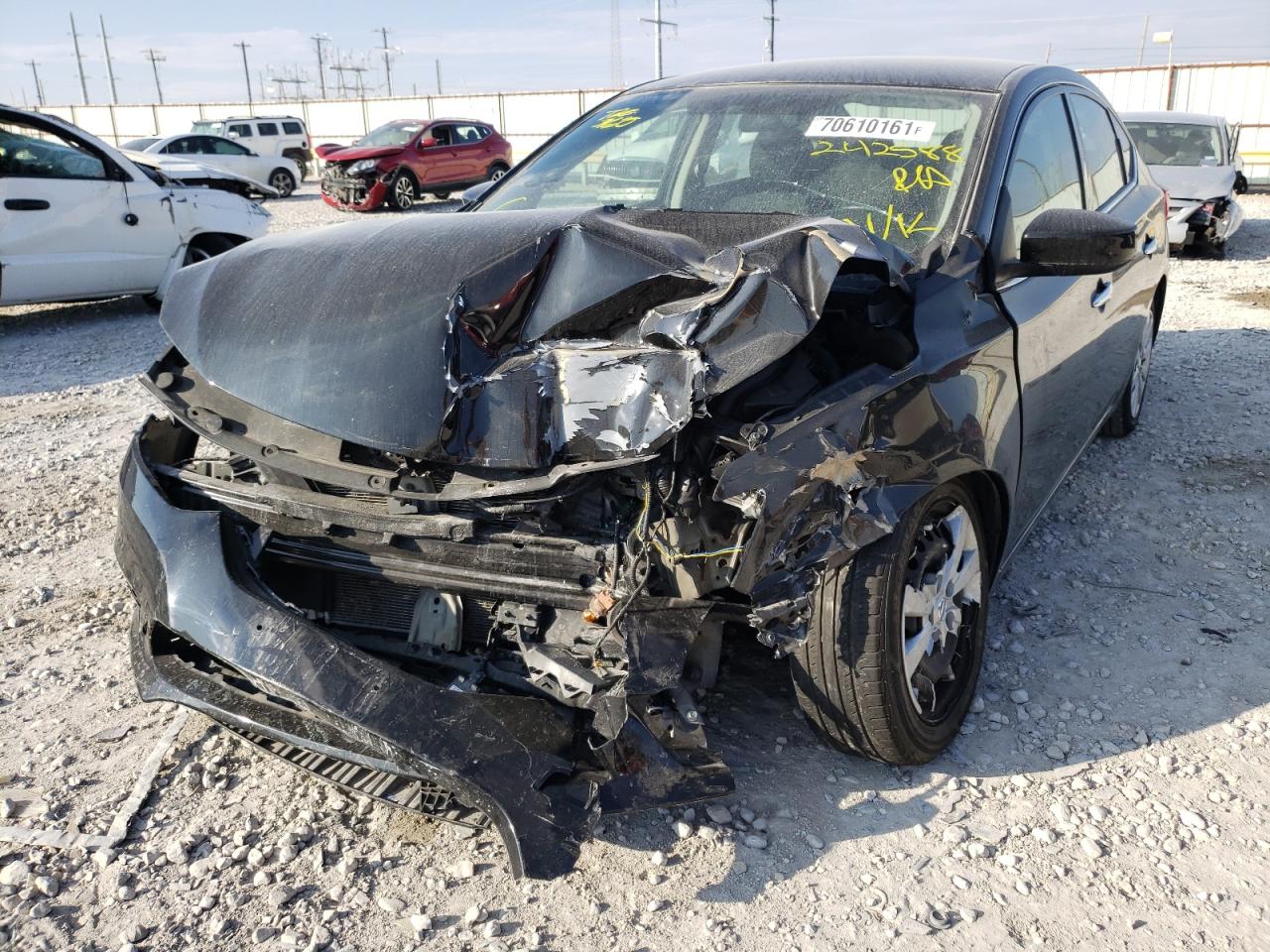 Photo 2 from auction – 2019 NISSAN SENTRA S with VIN 3N1AB7AP9KY242588