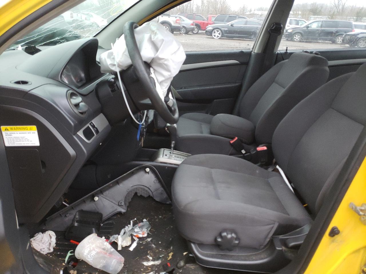 Photo 5 from auction – 2008 CHEVROLET AVEO BASE with VIN KL1TD56688B241192