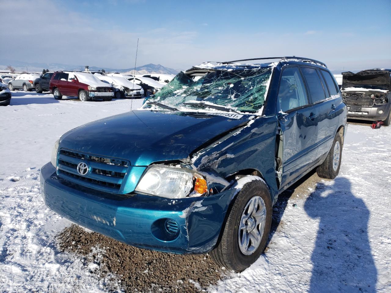 Photo 2 from auction – 2006 TOYOTA HIGHLANDER with VIN JTEGD21A760139116