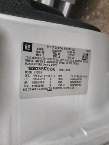 Photo 10 from auction – 2011 CHEVROLET SILVERADO with VIN 1GCRCSE03BZ139508