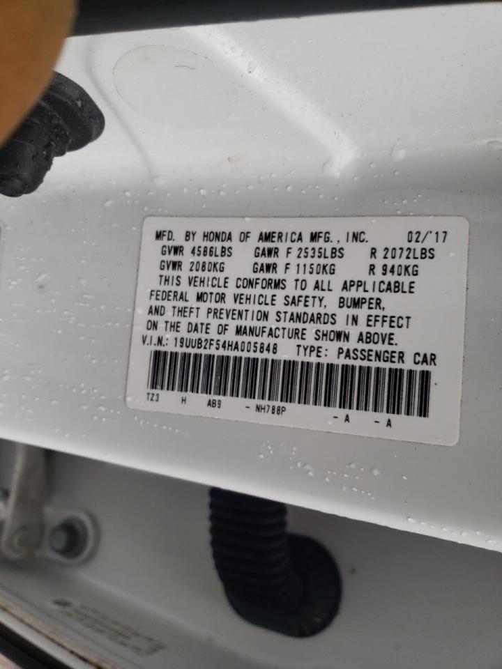 Photo 10 from auction – 2017 ACURA TLX TECH with VIN 19UUB2F54HA005848