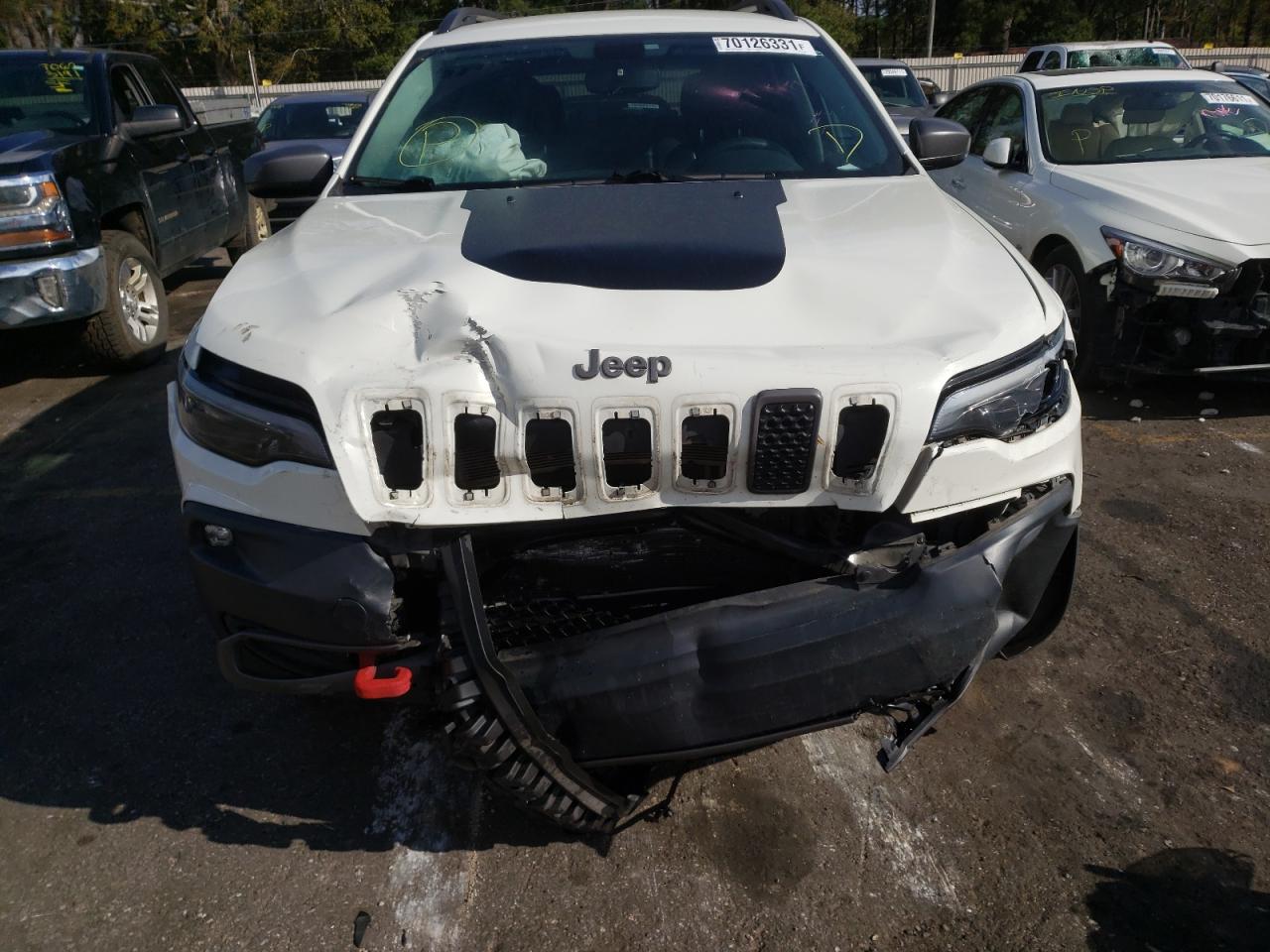 Photo 9 from auction – 2019 JEEP CHEROKEE T with VIN 1C4PJMBX4KD347100