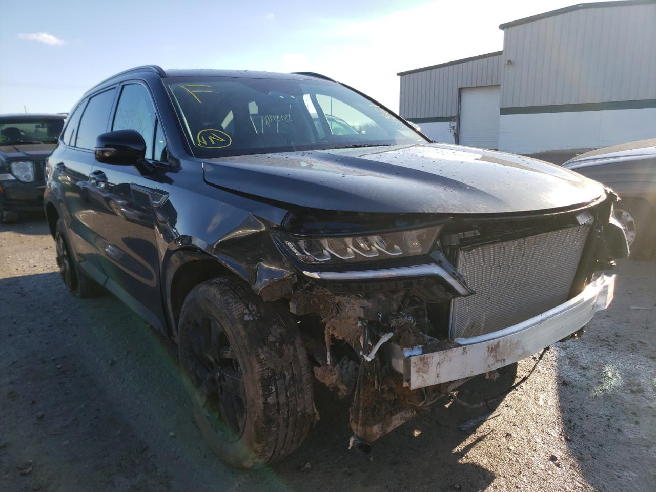 Photo 1 from auction – 2021 KIA SORENTO S with VIN 5XYRLDLC4MG074002