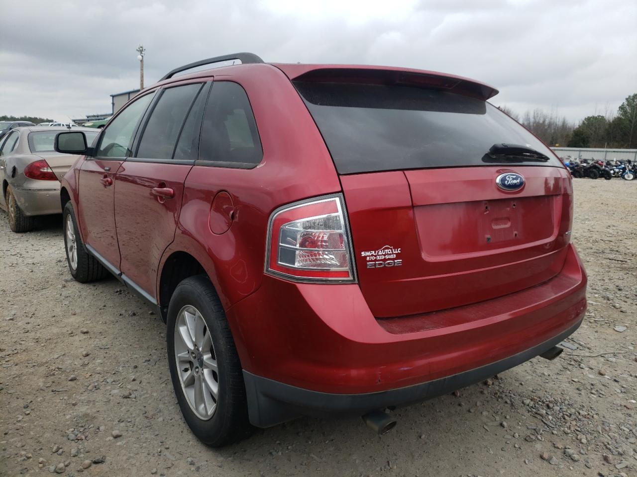 Photo 3 from auction – 2007 FORD EDGE SEL with VIN 2FMDK38C97BB07306