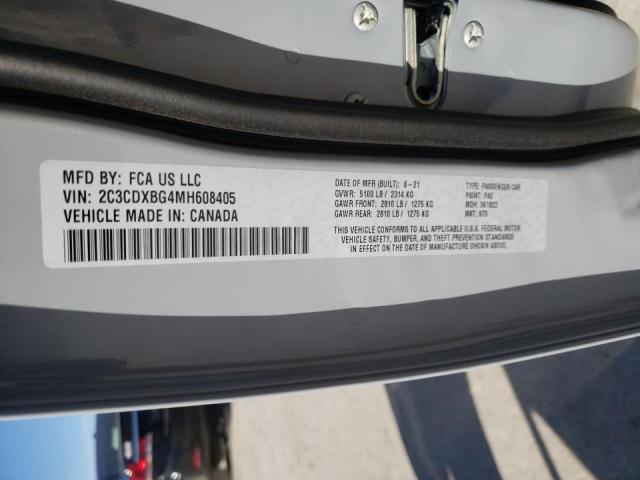 Photo 10 from auction – 2021 DODGE CHARGER SX with VIN 2C3CDXBG4MH608405