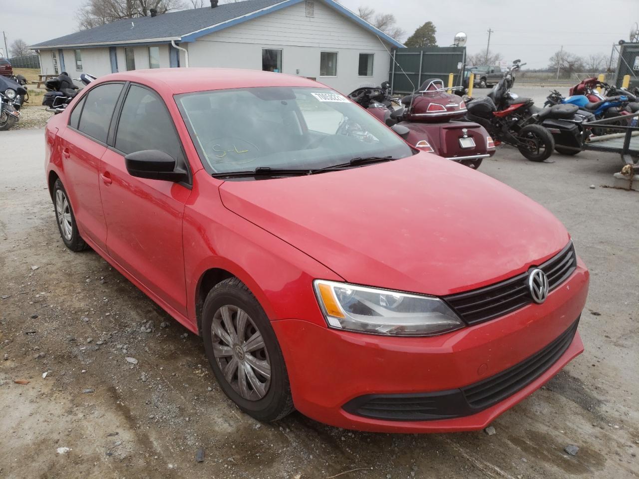 VOLKSWAGEN JETTA BASE 2014 with VIN 3VW2K7AJ5EM333878 - Photo from auction