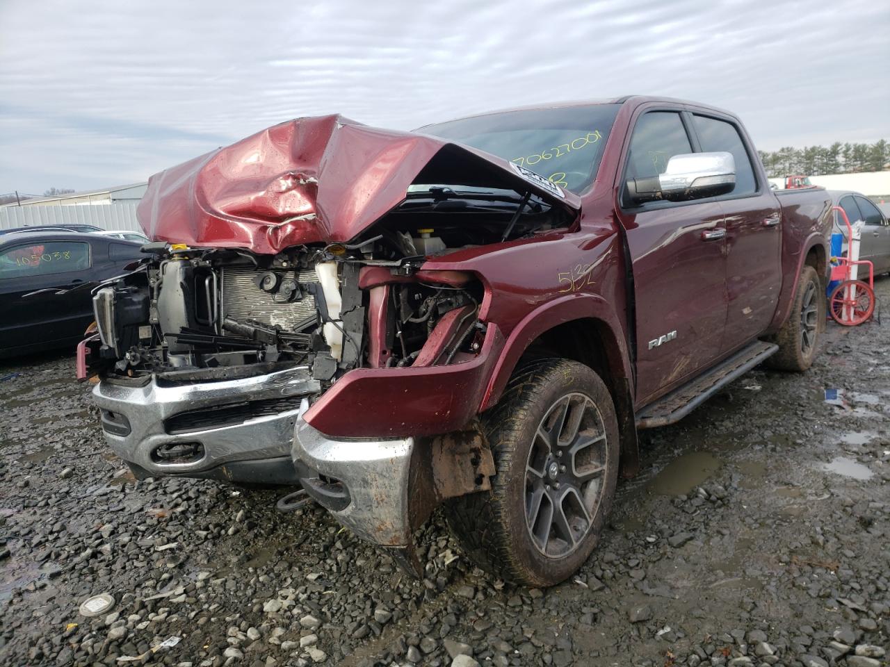 Photo 2 from auction – 2019 RAM 1500 LARAM with VIN 1C6SRFJT9KN690385