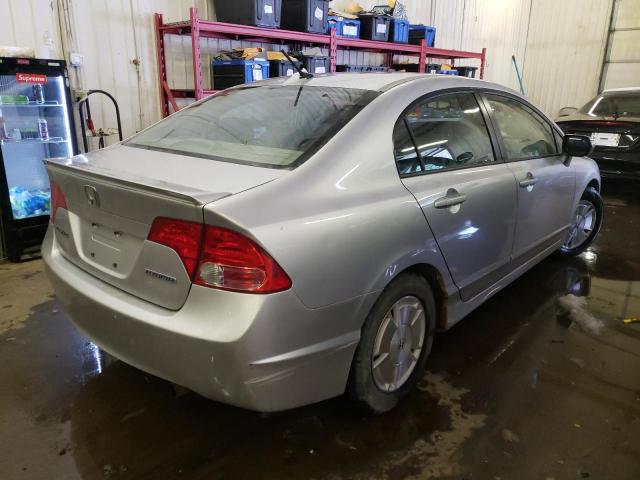 Photo 4 from auction – 2008 HONDA CIVIC HYBR with VIN JHMFA36298S025866