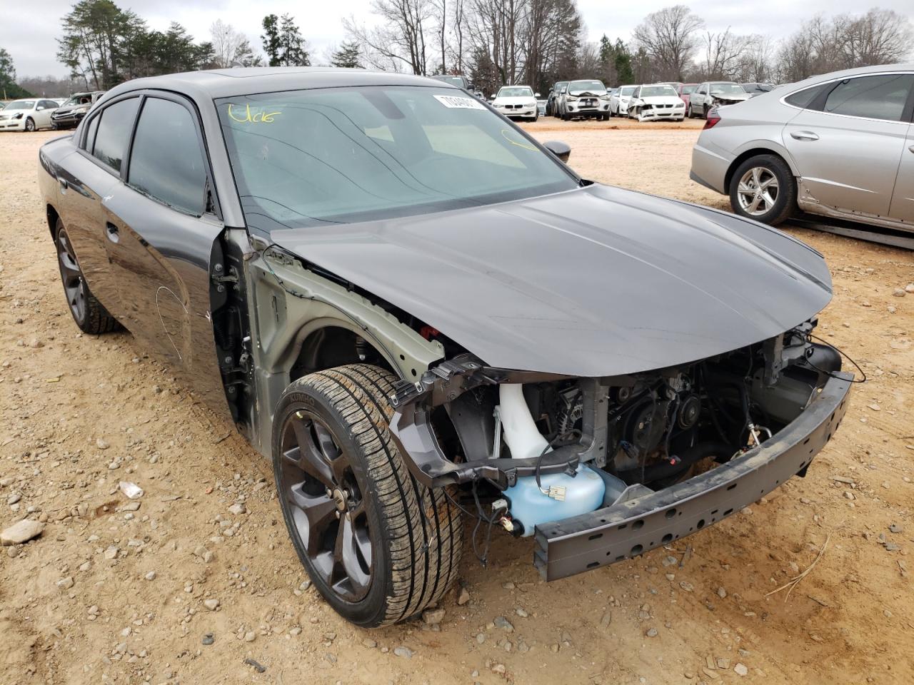 DODGE CHARGER R/ 2018 with VIN 2C3CDXCT6JH278841 - Photo from auction