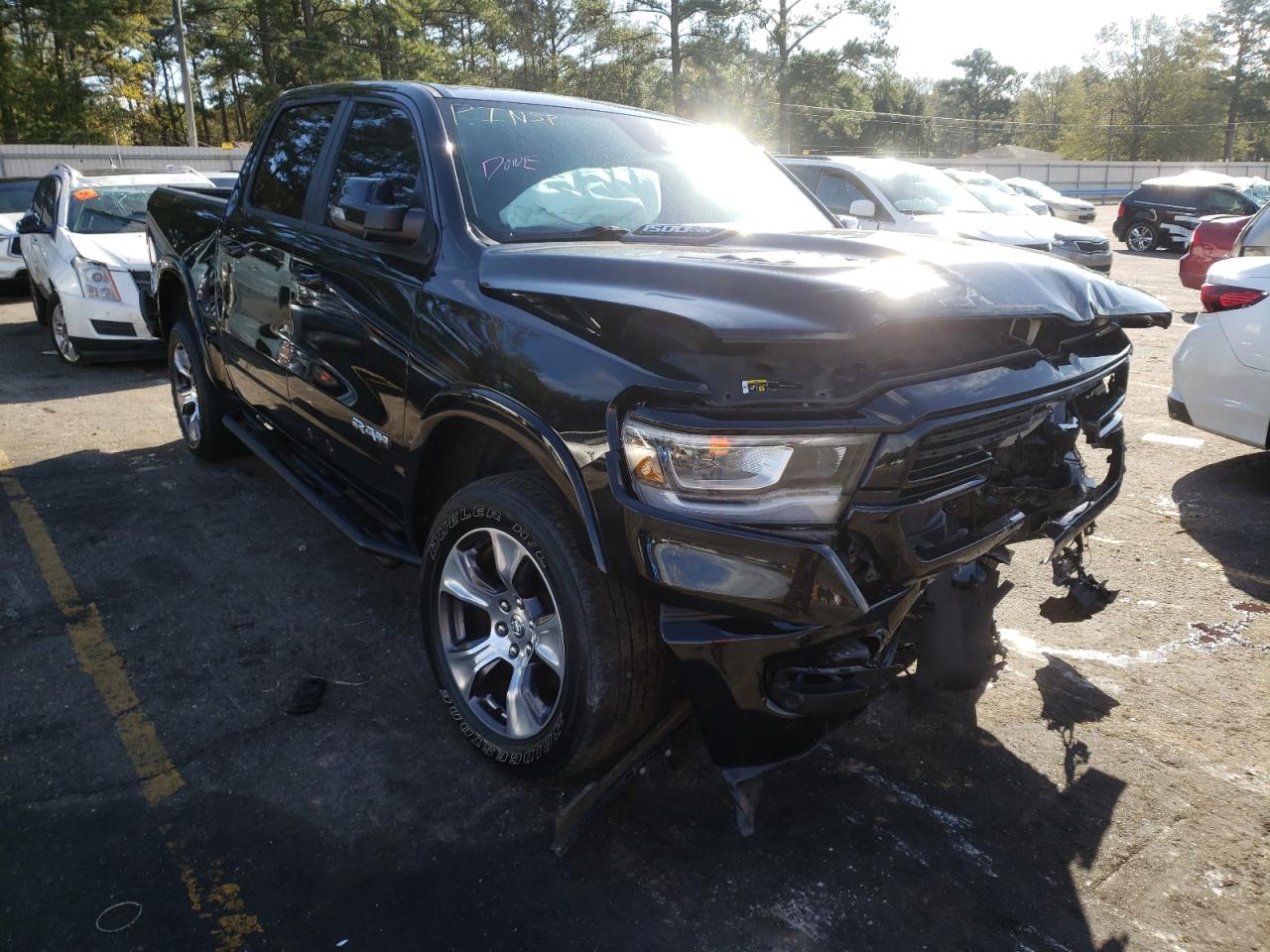 Photo 1 from auction – 2019 RAM 1500 LARAM with VIN 1C6RREJT8KN884768