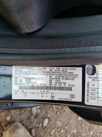Photo 10 from auction – 2015 FORD FIESTA S with VIN 3FADP4AJ4FM114817