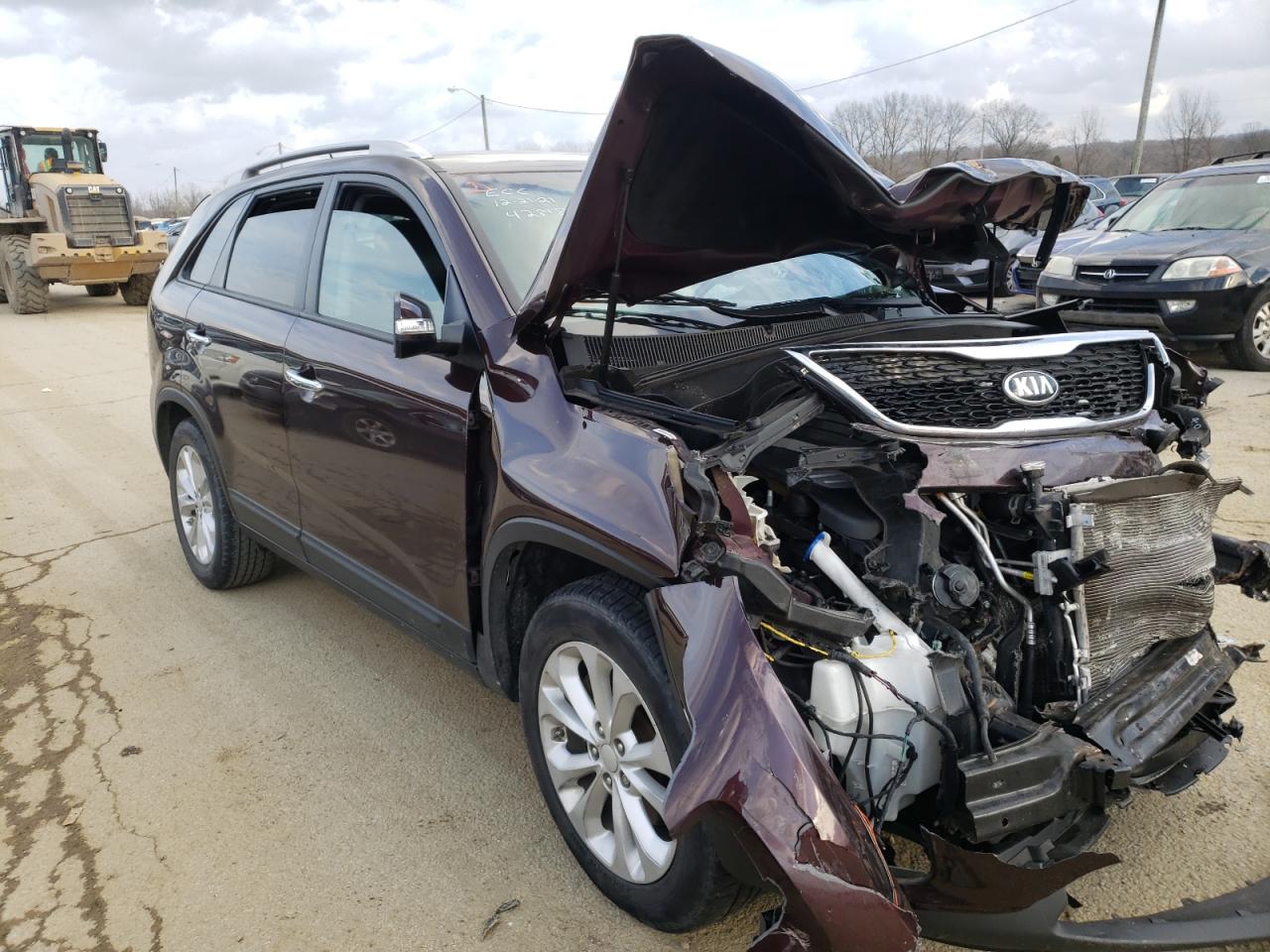 KIA SORENTO EX 2015 with VIN 5XYKU4A77FG642010 - Photo from auction