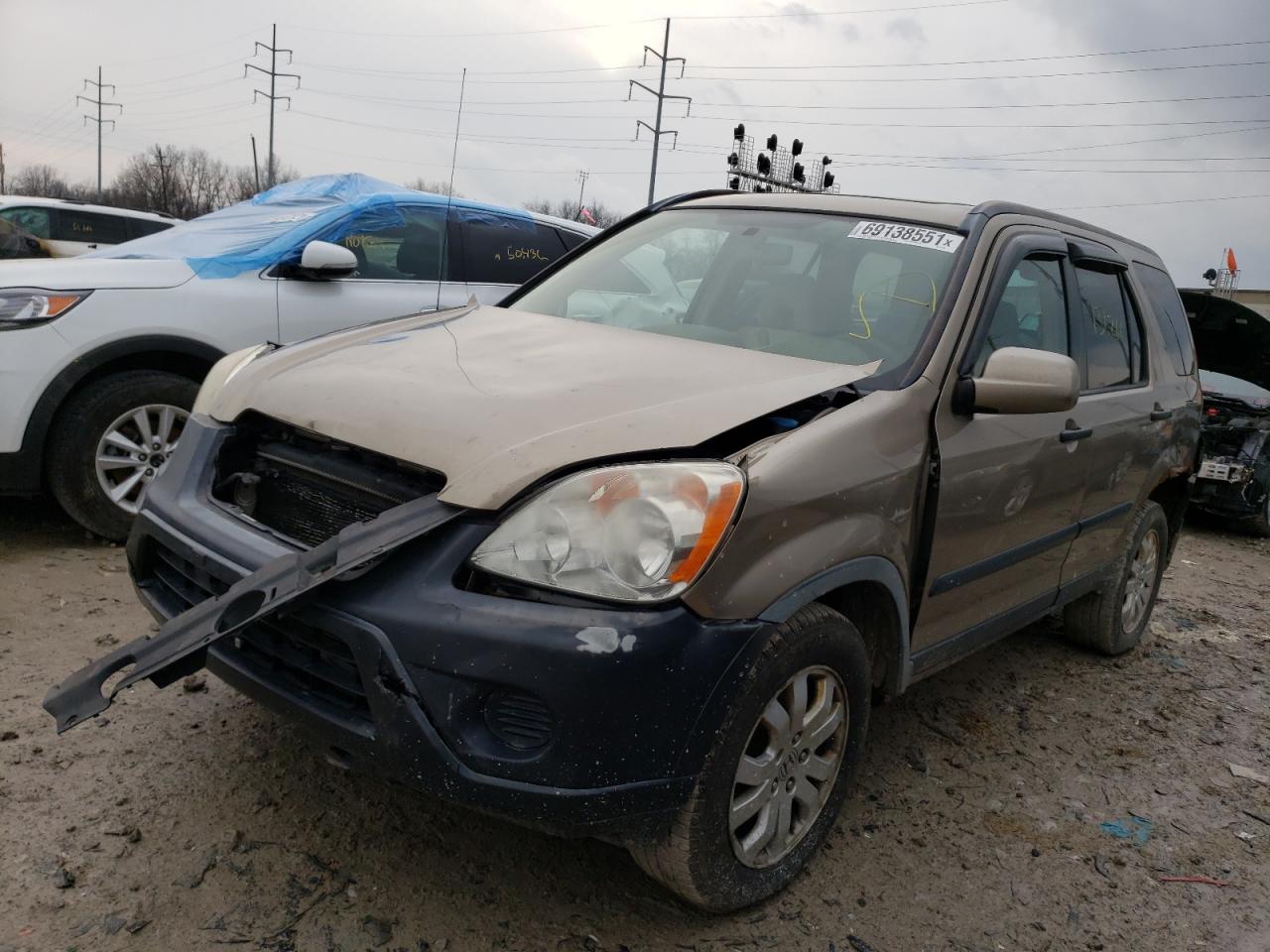 Photo 2 from auction – 2006 HONDA CR-V EX with VIN JHLRD78826C042792