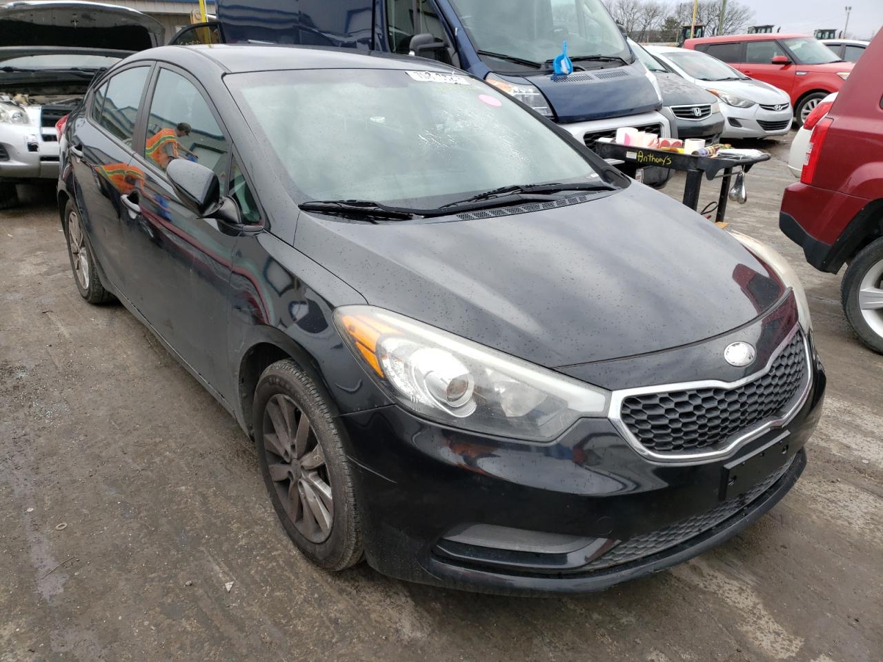KIA FORTE LX 2015 with VIN KNAFX4A62F5272963 - Photo from auction