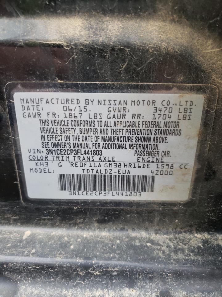 Photo 10 from auction – 2015 NISSAN VERSA NOTE with VIN 3N1CE2CP3FL441803