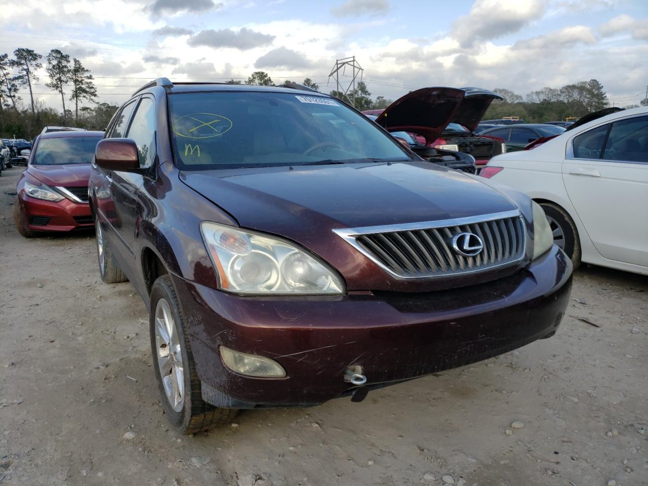 LEXUS RX 350 2008 with VIN JTJGK31UX80012953 - Photo from auction