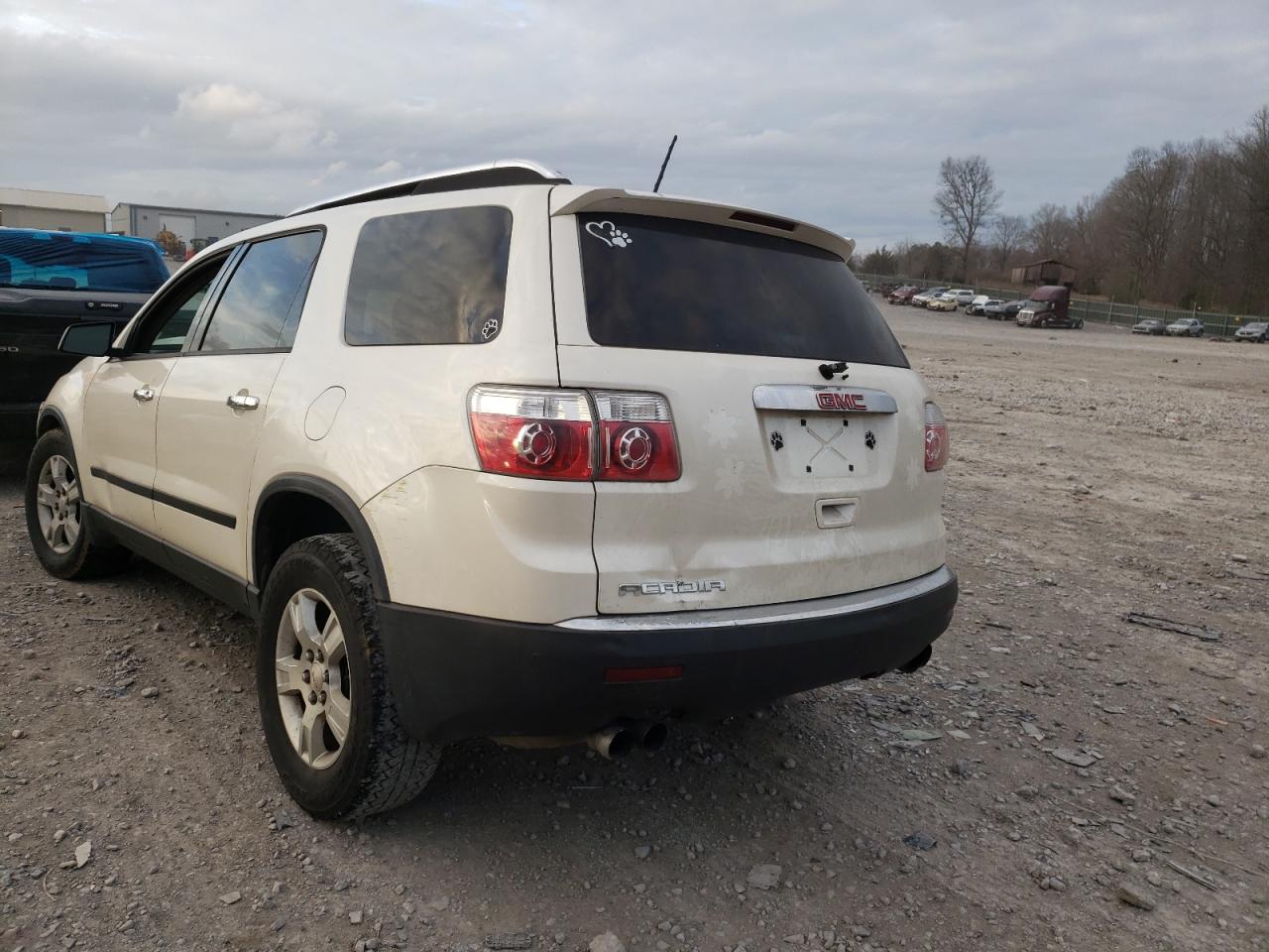 Photo 3 from auction – 2009 GMC ACADIA SLE with VIN 1GKER13D79J166804