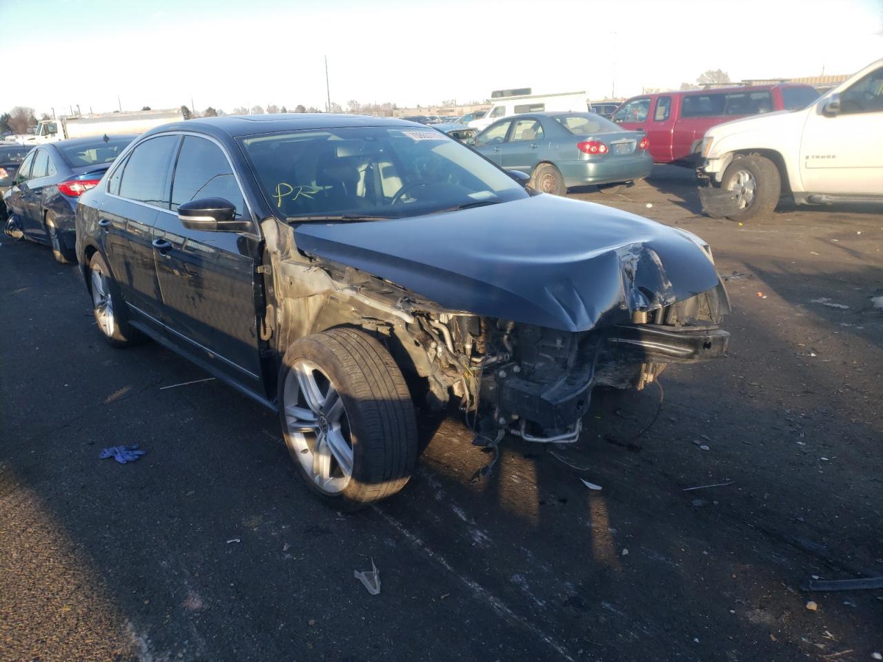 VOLKSWAGEN PASSAT SEL 2014 with VIN 1VWCN7A30EC113692 - Photo from auction