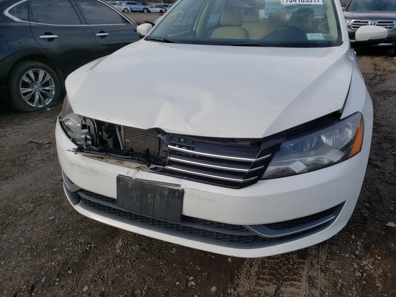 Photo 9 from auction – 2013 VOLKSWAGEN PASSAT with VIN 1VWBP7A33DC121919