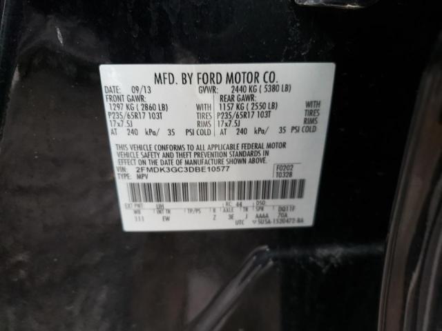 Photo 10 from auction – 2013 FORD EDGE SE with VIN 2FMDK3GC3DBE10577