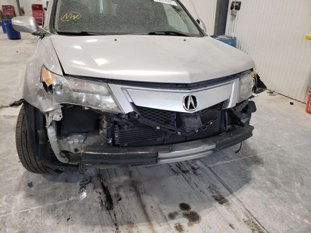 Photo 9 from auction – 2011 ACURA MDX ADVANC with VIN 2HNYD2H71BH526909