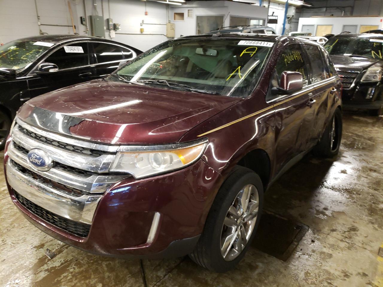 Photo 2 from auction – 2011 FORD EDGE LIMIT with VIN 2FMDK4KC2BBA11508