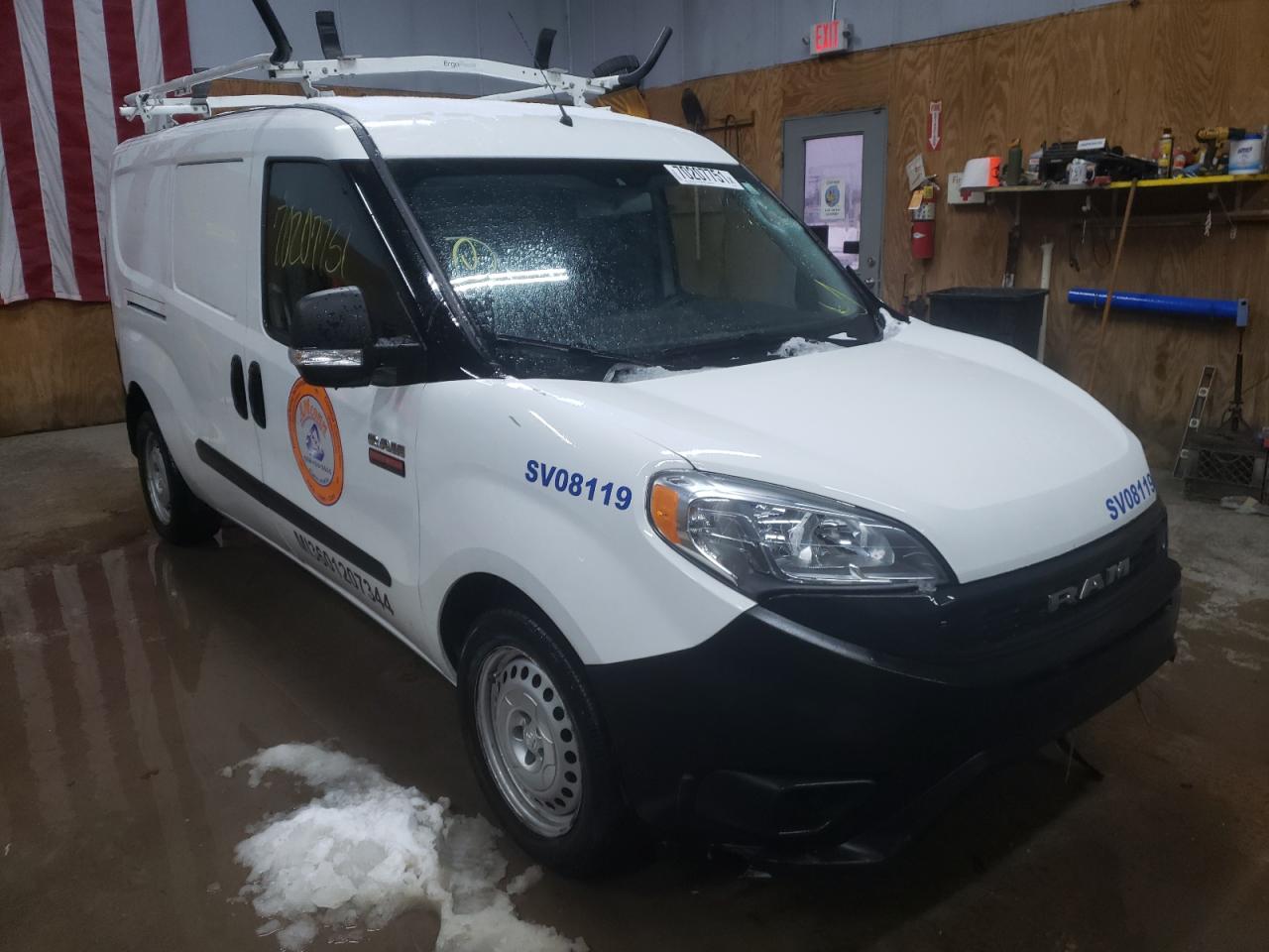 RAM PROMASTER 2019 with VIN ZFBHRFAB2K6M94411 - Photo from auction