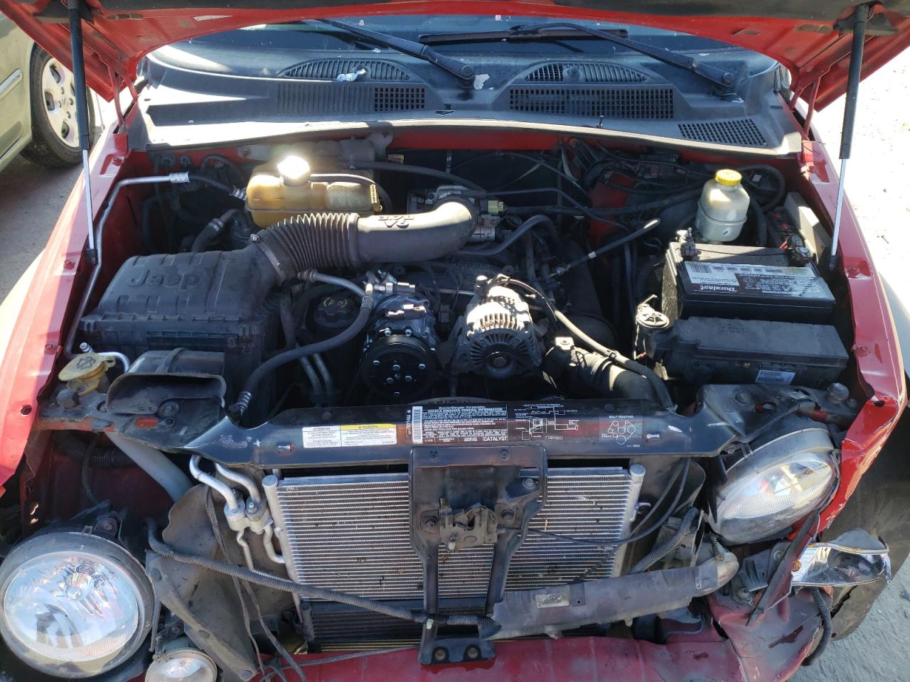Photo 7 from auction – 2005 JEEP LIBERTY SP with VIN 1J4GL48K55W626905