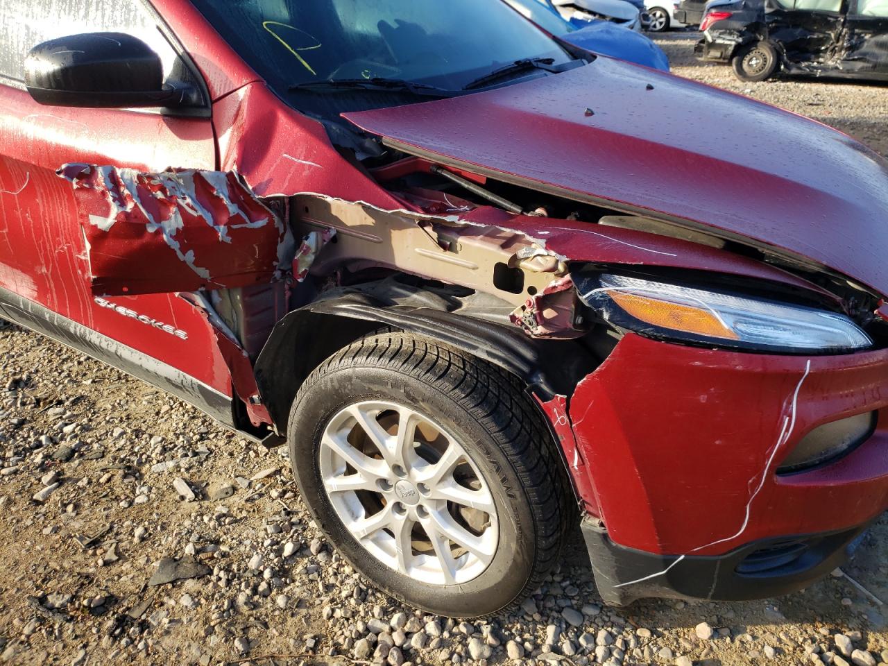 Photo 9 from auction – 2015 JEEP CHEROKEE S with VIN 1C4PJLAB9FW611924
