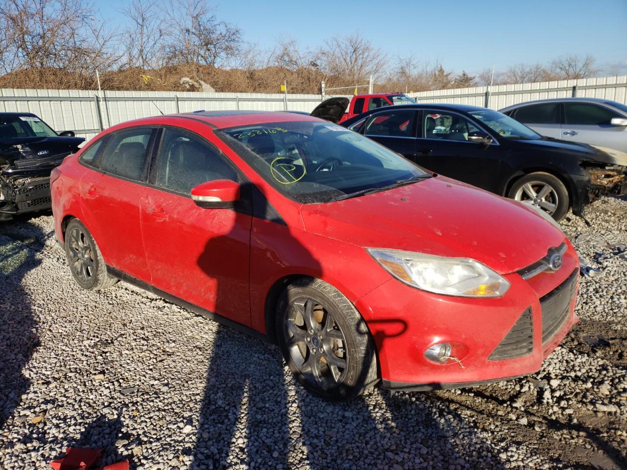 FORD FOCUS SE 2014 with VIN 1FADP3F26EL238163 - Photo from auction